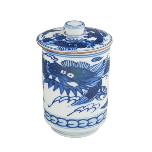 Amazon | 平八龍蓋付湯呑 小 | Shoindo | 湯呑み